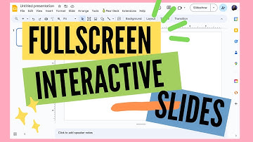 Quick Tip: Fullscreen Interactive Google Slides