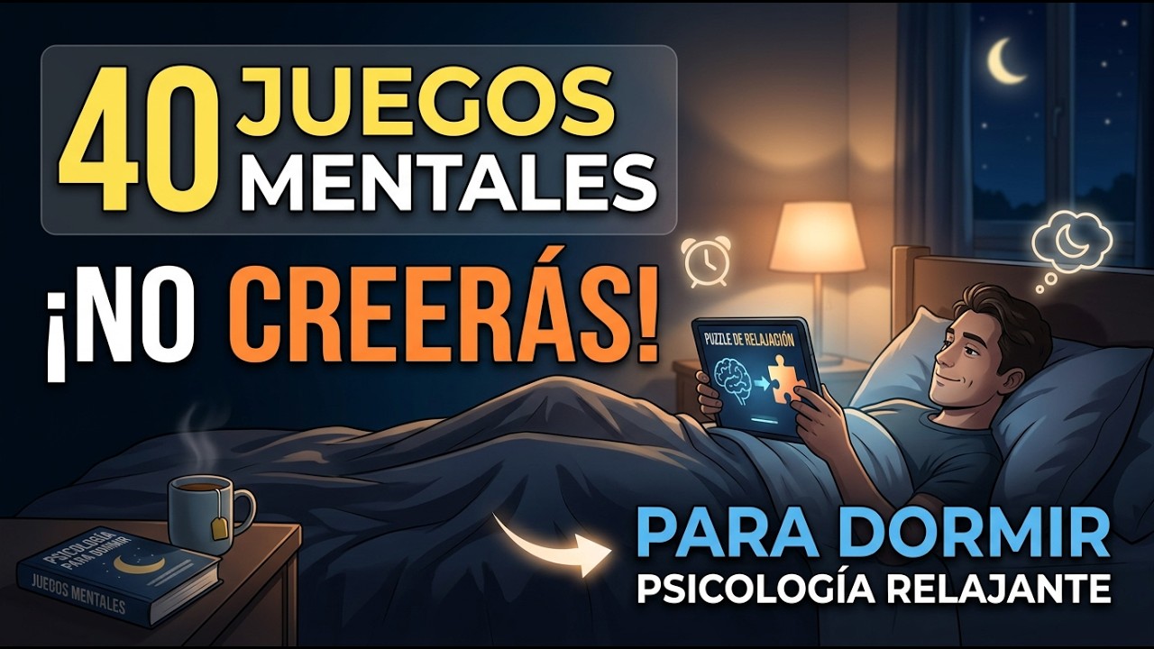 40 Juegos Mentales Psicológicos que No Creerá | Psicología para Dormir