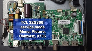 TCL service menu code