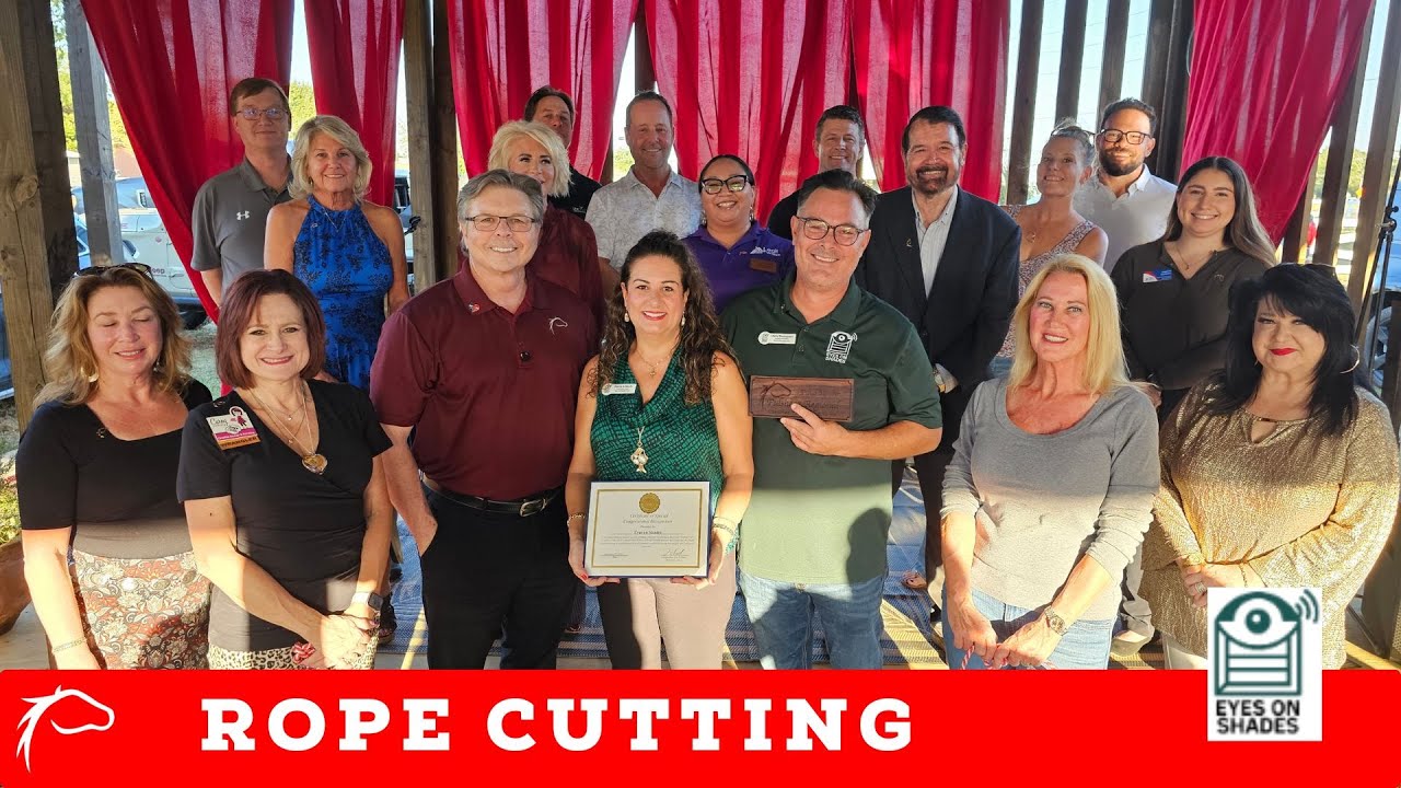 Rope Cutting Ceremony for Eyes on Shades - YouTube