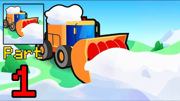 Clean Snow 3D - Gameplay Walkthrough Part 1 - Tidy Up the Icy Streets (iOS, Android)