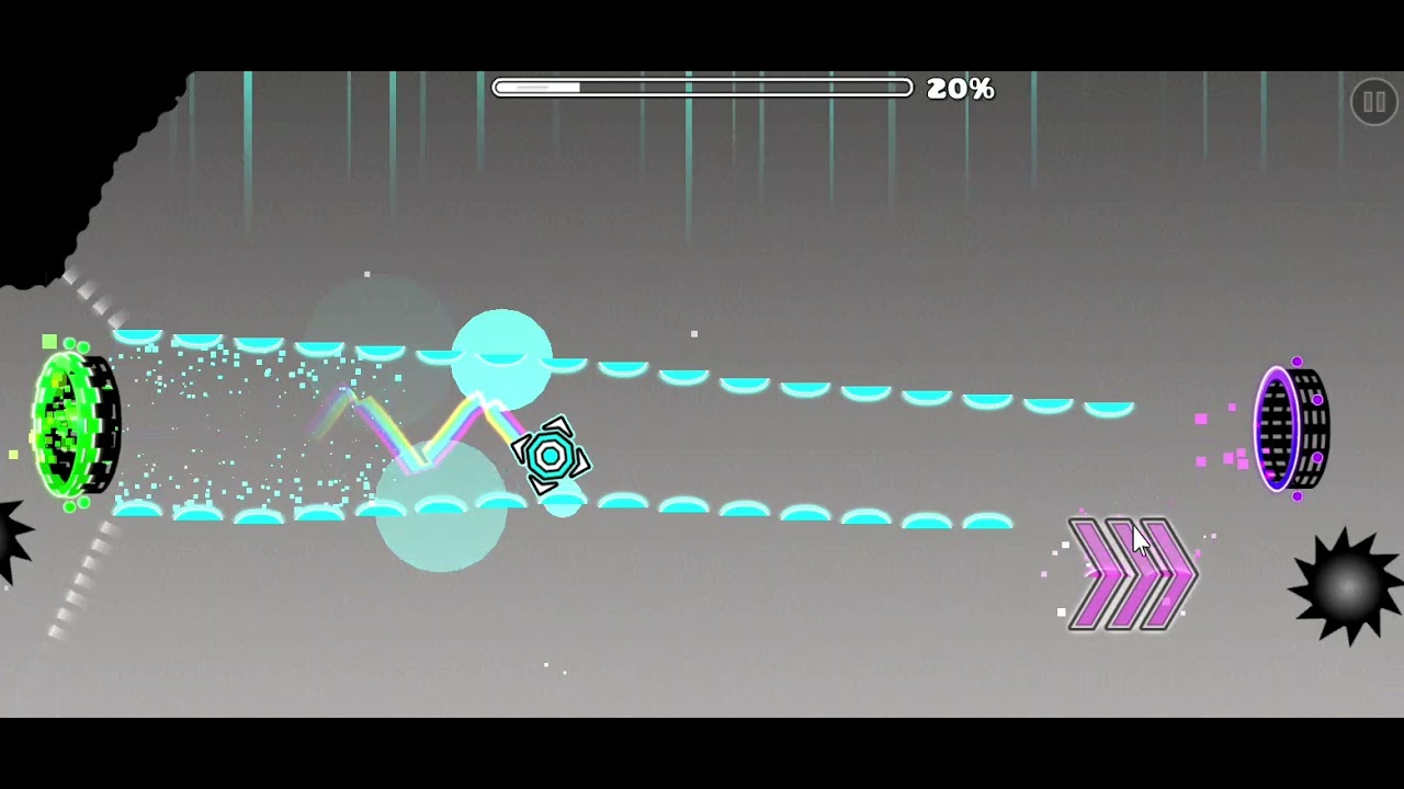 Impossible level in geometry dash #1 - YouTube