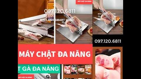 Dao chặt gà vịt đa năng, thái thực phẩm, dược liệu