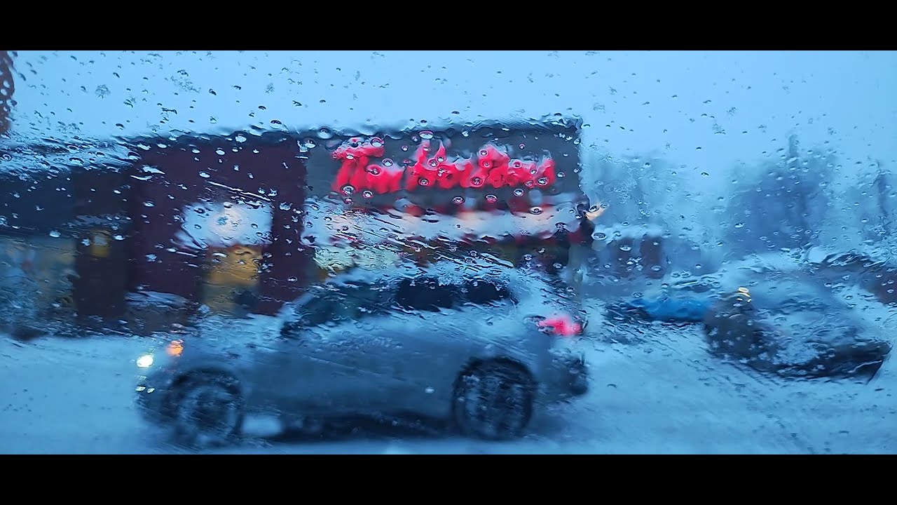 Again snow morning drive toward Montreal 26-Feb-2026