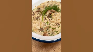 Bake Cod with Mushrooms #foodshorts #shorts #food #fish #bakedfish