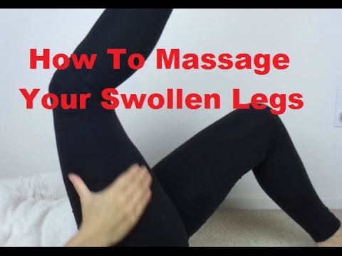 How To Massage Swollen Legs Using Lymphatic Drainage and Acupressure -  Massage Monday #268 