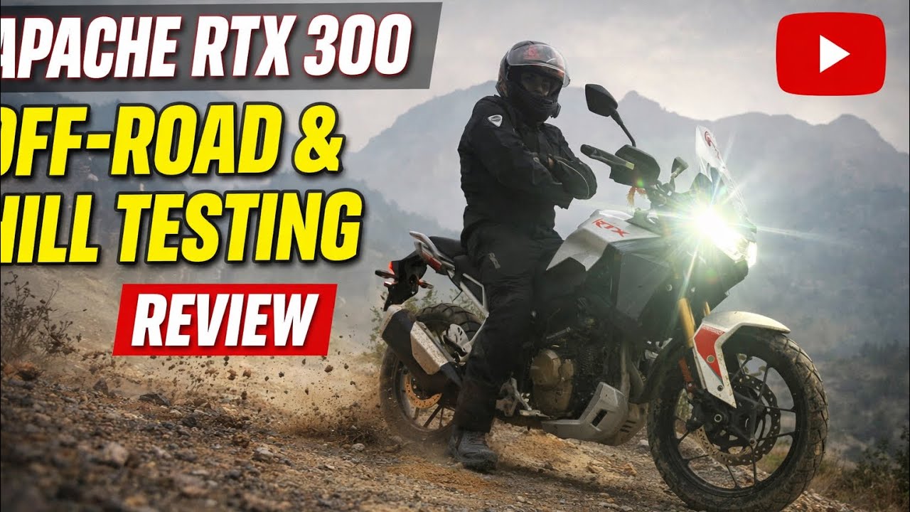 Off-road and Hill Road test of my Apache RTX 300 ￼