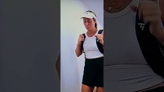 Aryna Sabalenka vs Danielle Collins. salida a pista. SF. Internazionali BNL d'Italia 2024