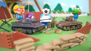 TANK WAR OF THE HELL ! ★Baby Toys Cartoon