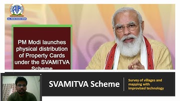 SVAMITVA Scheme | Property Card | land title | conclusive title | presentive title | FDI | UPSC