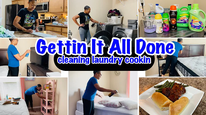 ULTIMATE GET IT ALL DONE | CLEANING, LAUNDRY, COOK...