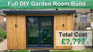 DIY Garden Room  Full Build in Under 15 minutes + Project Cost