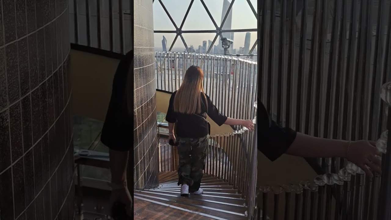 inside of the kuwait tower✌️🫰💯 