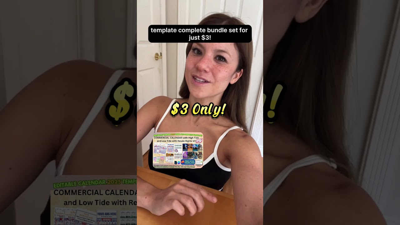 2025 Full Calendar Set V3 – Commercial License Included 