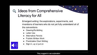 Intro to Emergent Writing -Unlocking Literacy Module 4