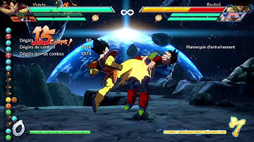 DBFZ - Base vegeta combo corner carry