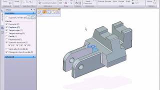 Solid Edge se Synchronni technologii - editace importovaneho dilu, QuickPick