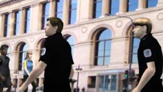 US cities increase security after Bin Laden death (animation with voiceover)