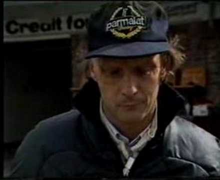 Niki Lauda interviewed about his F1 comeback, Doni...