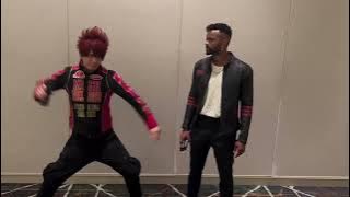 Go-On Red meet his western counterpart
