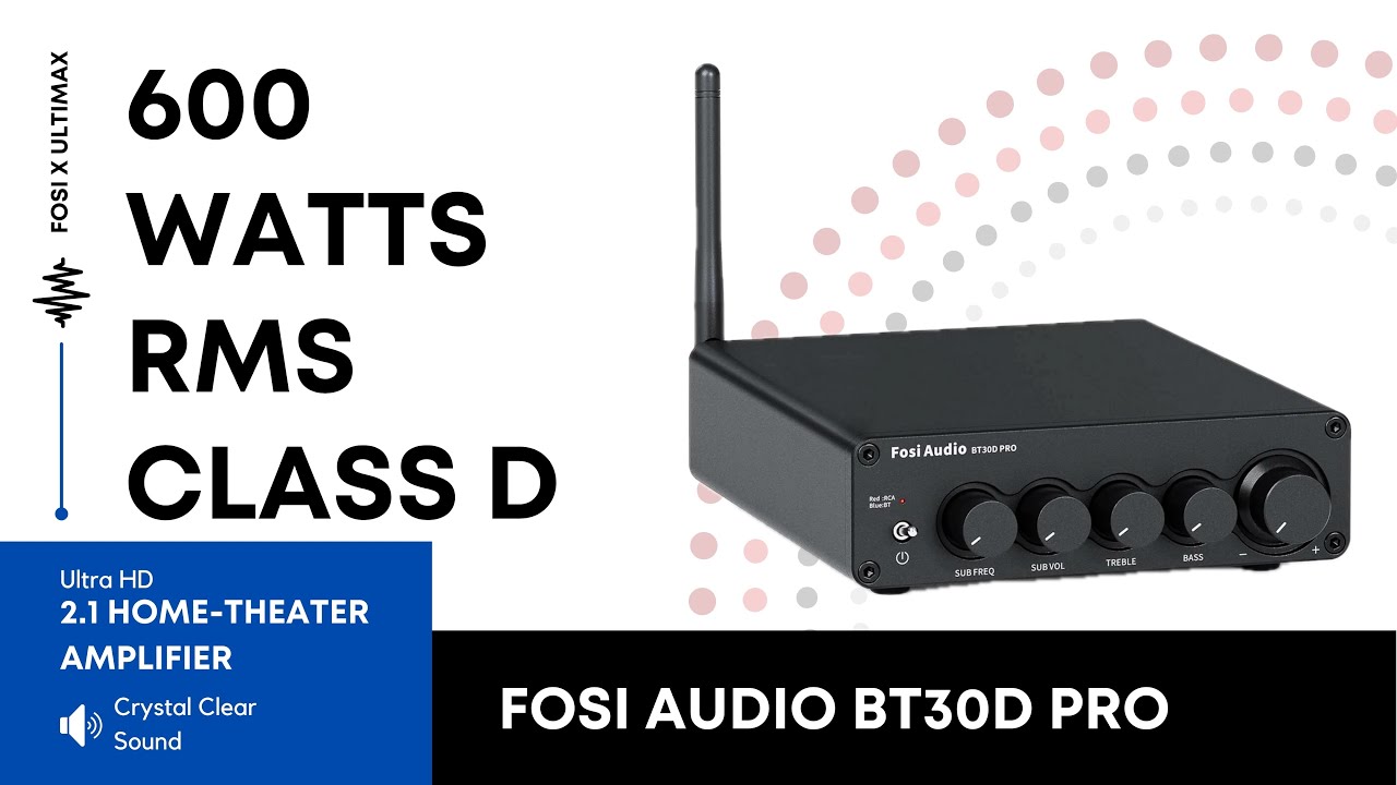 Fosi Audio BT30D Pro - купити підсилювач: ціни, відгуки