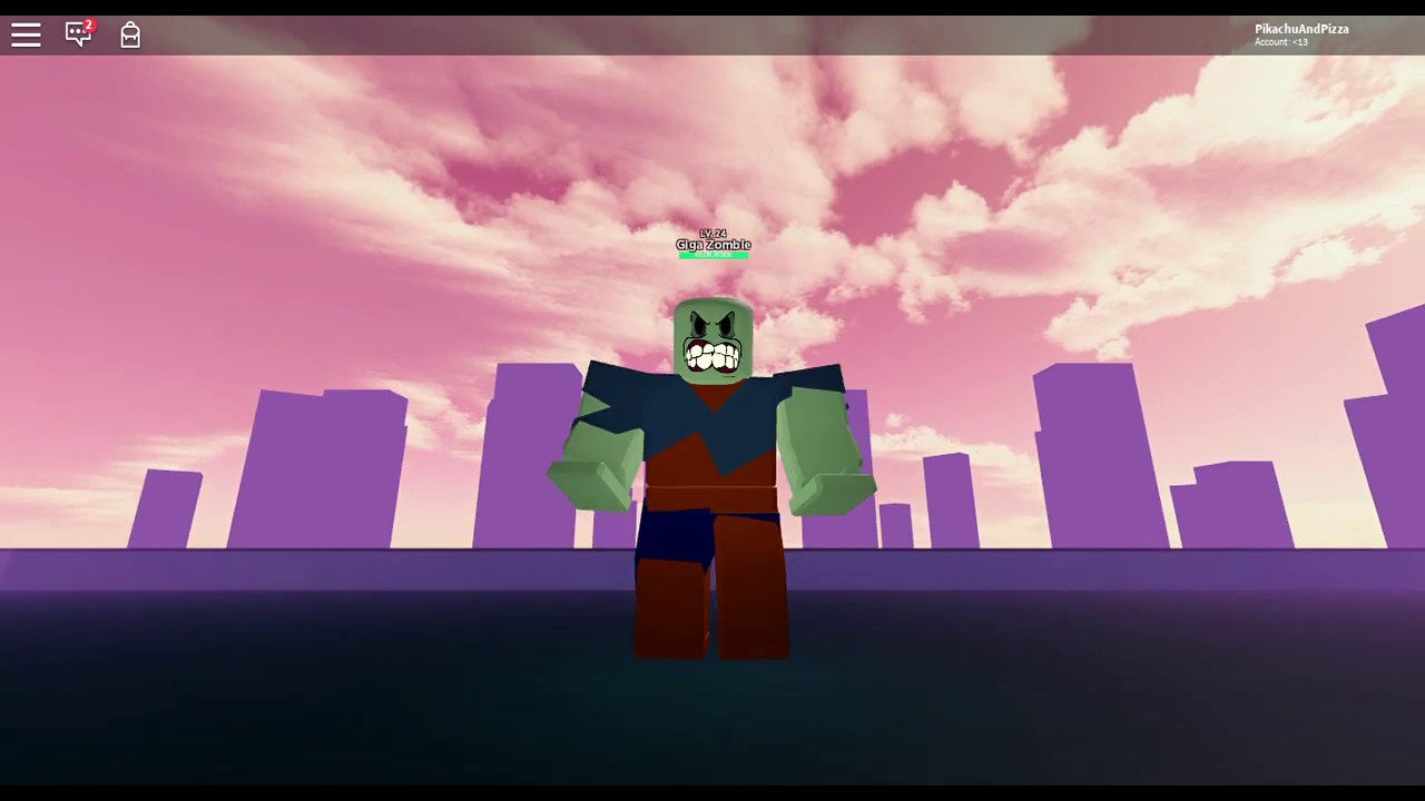 Fighting A RADIOACTIVE ZOMBIE in Roblox!
