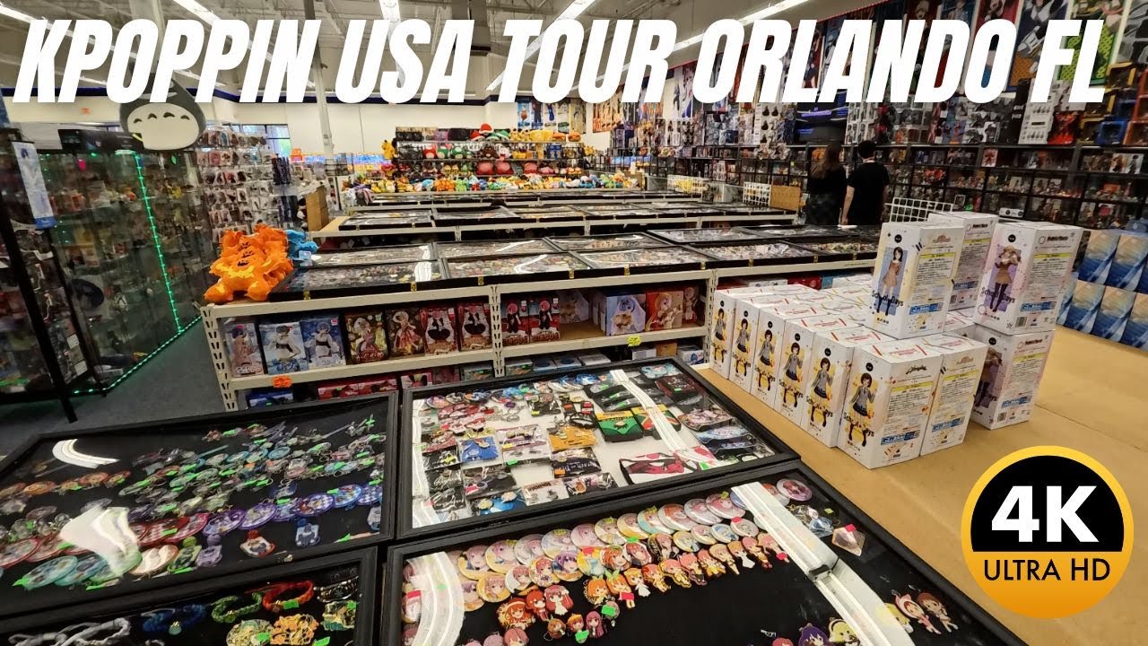 Экскурсия по магазинам Kpoppin USA в Орландо, Флорида: рай для поклонников K-Pop и аниме!