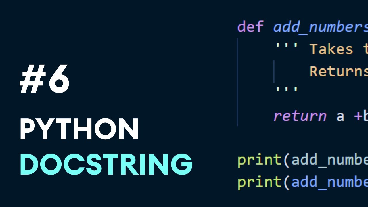 Pycharm Docstring