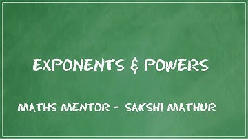 Class 8 || Exponents and Powers || Ex 12.2 Q3 & Q4