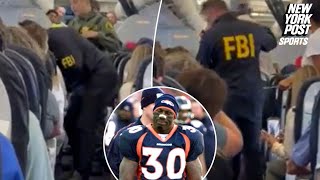 Broncos legend Terrell Davis releases video of airplane incident