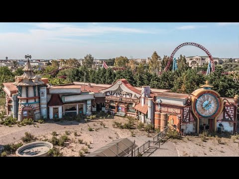 Explorando un increíble parque de diversiones abandonado en Italia ¡Nos correteó la seguridad!