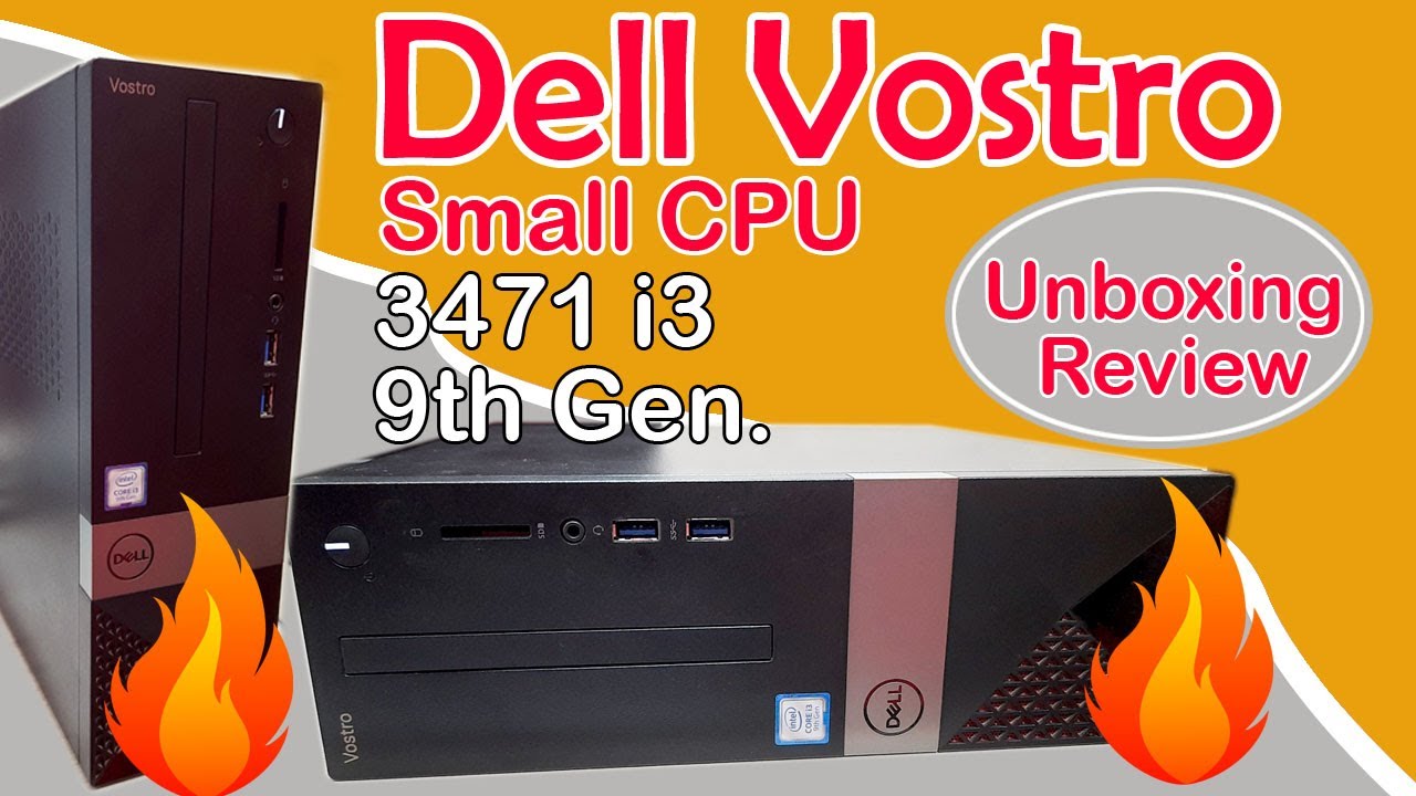 Dell Vostro 3471 i3 9th Generation | Unboxing Dell Vostro 3471🎁 | Dell CPU  | 4GB, 1TB i3 9th Gen.