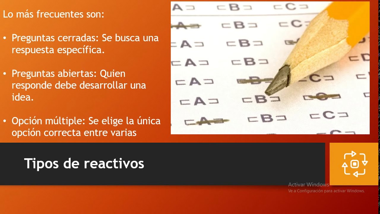 Los reactivos de un examen - YouTube