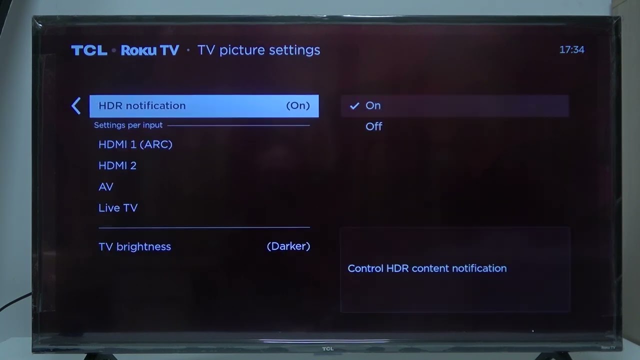 How to Enable & Disable HDR Notifications in ROKU TV 2024