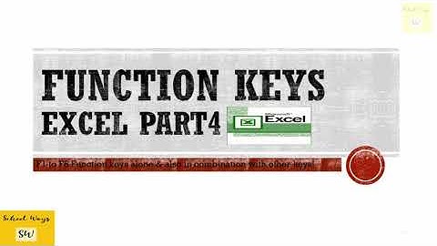 MS Excel | Shortcut keys | Function keys | Computer Shortcut Keys | part 4 |