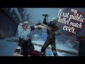 2k hrs survivor main tried killer 💀 | first pub match