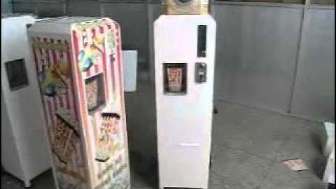 Automatic popcorn vending machine