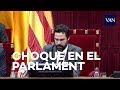 Choque entre Torrent y Espejo-Saavedra en el Parlament