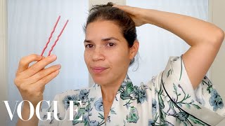 America Ferrera's No-Makeup Makeup Look | Beauty Secrets | Vogue