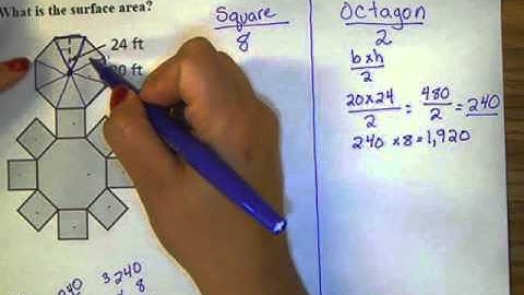 Surface Area of an Octagonal Prism