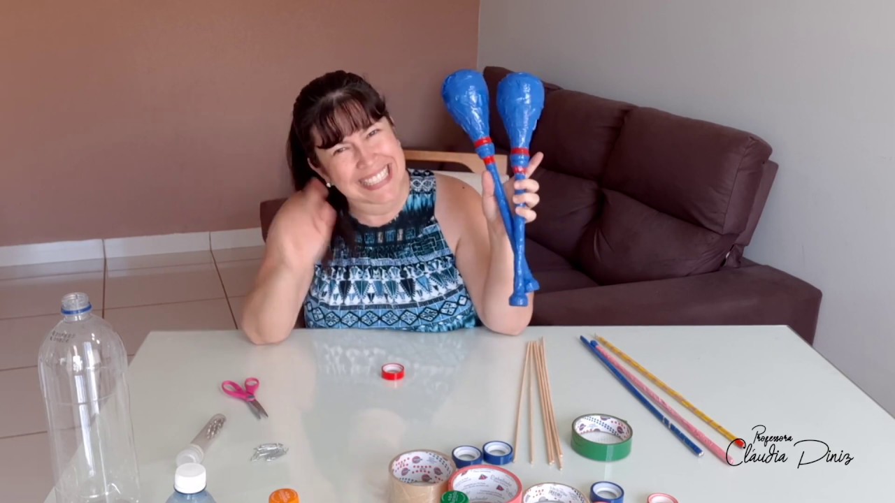 Como fazer as maças da Ginástica Rítmica com materiais alternativos YouTube Como fazer as maças da Ginástica Rítmica com materiais alternativos YouTube