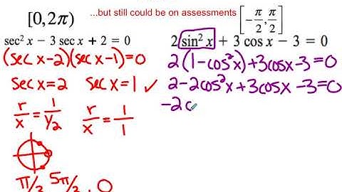 Trig Equations Part 2 Video 3