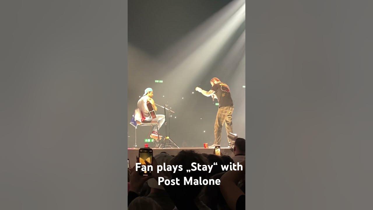 Fan plays „Stay“ with  #postmalone
