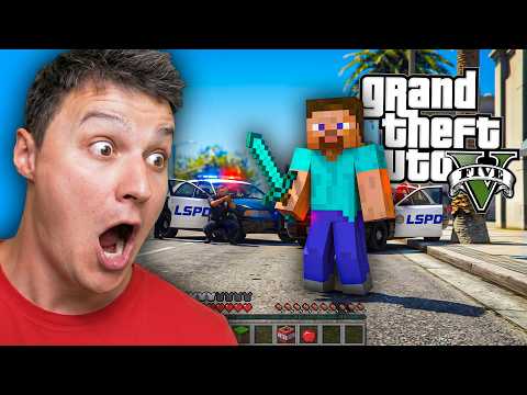 I PLAY GTA 5: Minecraft Edition 😱 CREATED by AI!