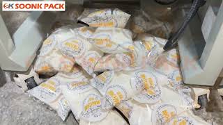 1000g Flour Packing Machine in Action | Automatic Servo Auger Dosing & Dust-Proof Sealing