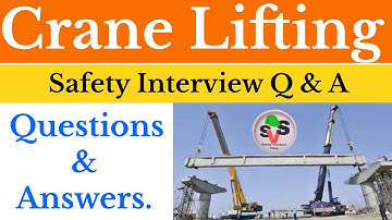 Crane lifting safety interview questions and answers in hindi || HSE interview || #crane