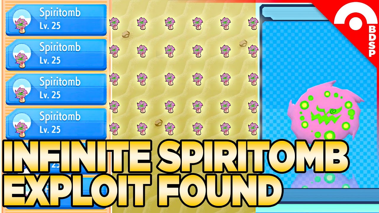 Infinite Spiritomb Exploit in Pokemon Brilliant Diamond & Shining Pearl