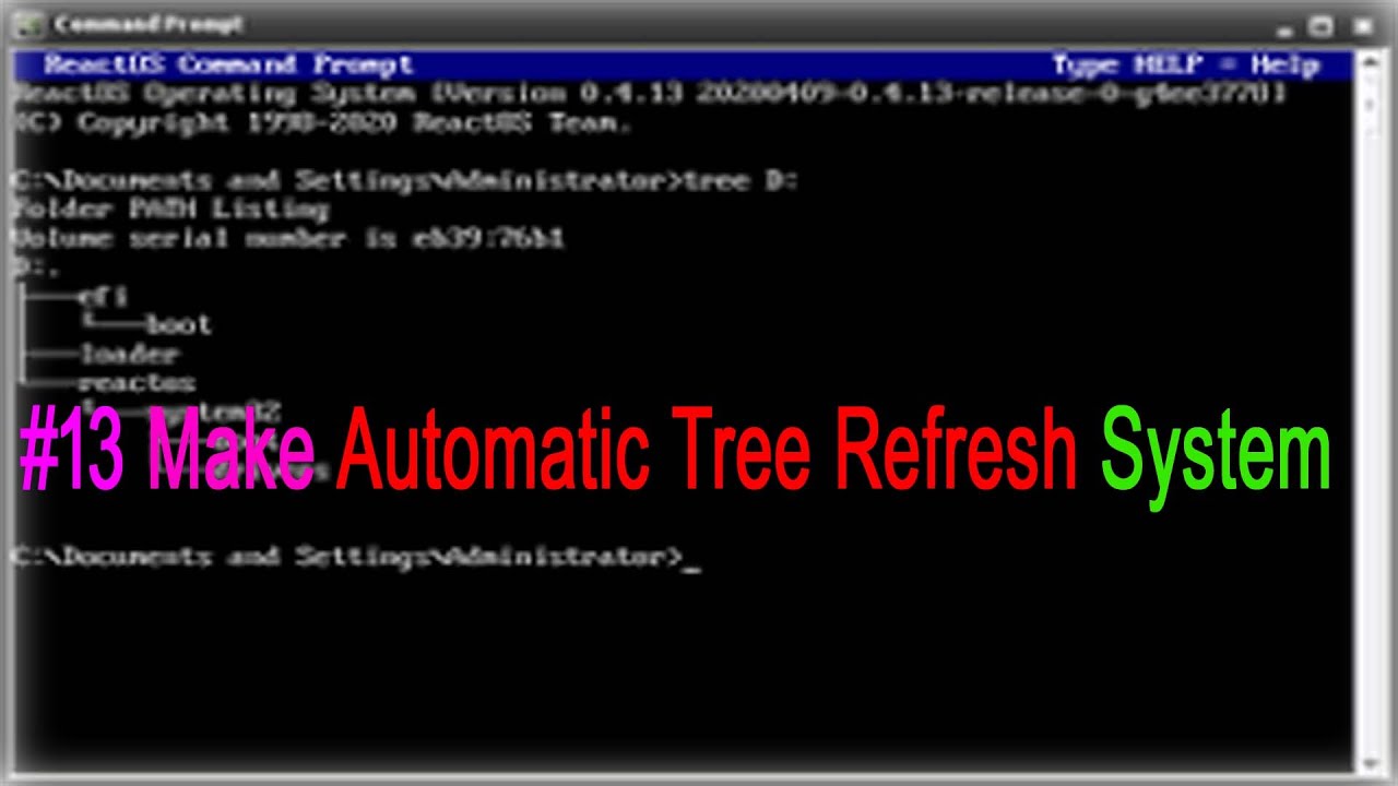 #13 Make Automatic Tree Refresh System