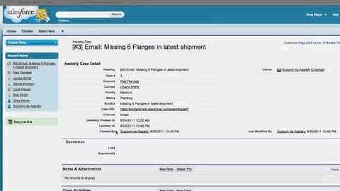 Salesforce and Desk.com - How They Work Together - August 30, 2011