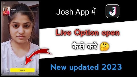 Josh app live option kaise paye |Josh App Live se paise kaise kamaye |Josh App Live option